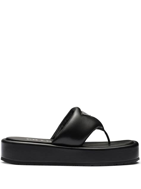 prada soft padded sandals|prada transparent sandals.